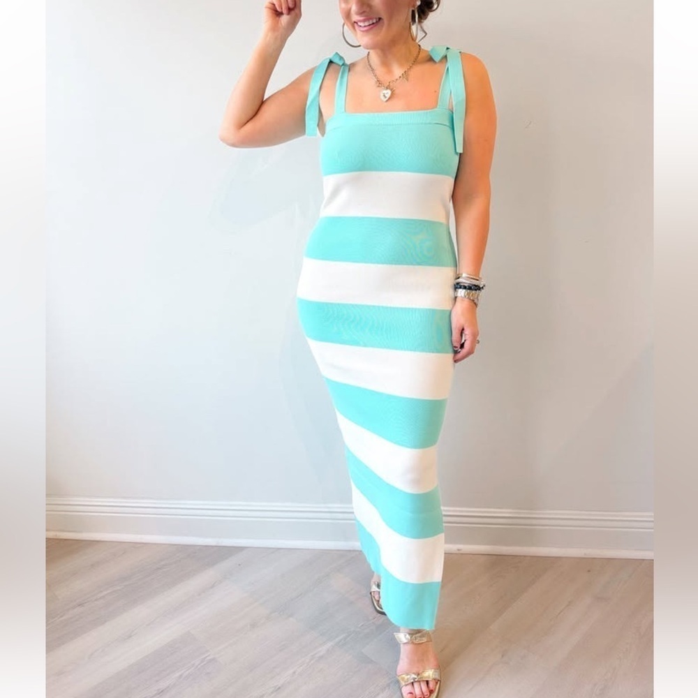 Mable Gabby Stripe Maxi dress
